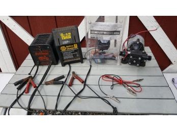 Battery Chargers And Electric Pump