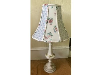 Vintage Lamp With Pretty Shade