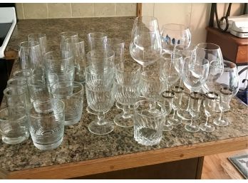 Over 30 Miscellaneous Drink Glasses