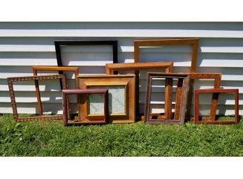 Selection Of 10 Wooden Picture Frames
