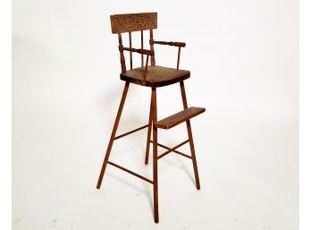 Antique Child Wooden Winsor High Chair
