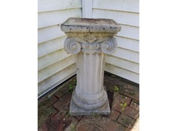 Neoclassic Style Cement Column Pedestal (shorter)