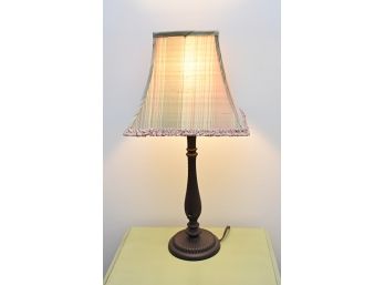 Bronze Base Table Lamp, 23' H
