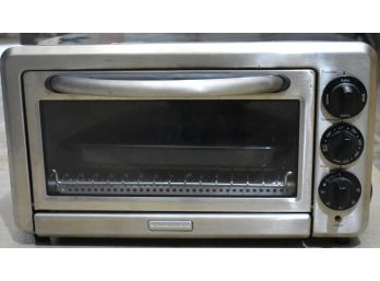 KitchenAid Stainless Front 1/2-Cubic-Foot Countertop Toaster Oven, KCO1005OB