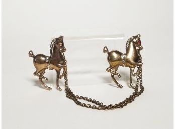 Unsigned Horse Figural Chatelaine (As Is)