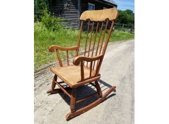 Vintage Child Size Winsor Style Arm Rocker Chair
