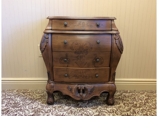 Carved Bombe Chest
