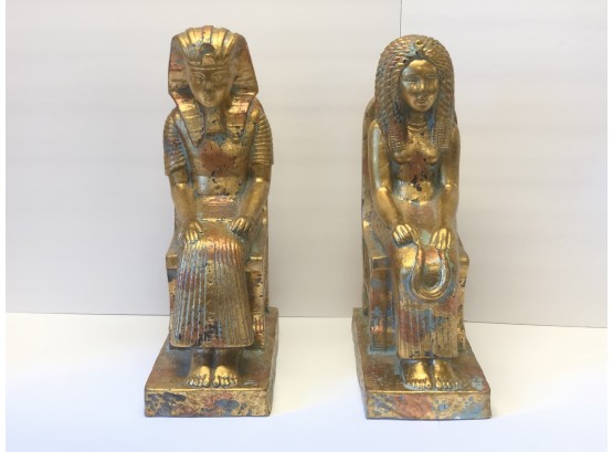 Egyptian Couple Bookends