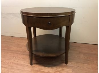 Round Cherry Side Table