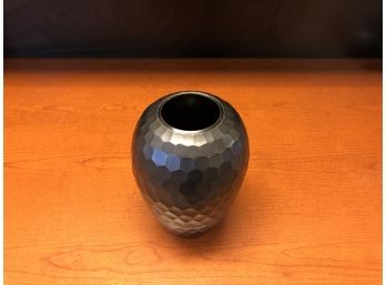 Hammered Metal Vase