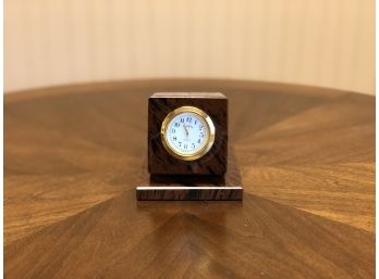 Petite Marble Clock