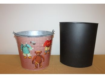 Galvanized Metal Bucket And Garbage Pale