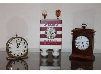 Collection Of 3 Decorative Clocks