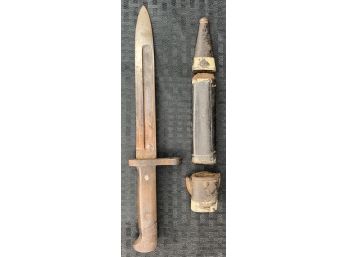 Antique Bayonet With Sheath