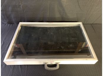 Portable Aluminum & Glass Display Case