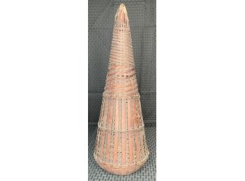 Antique Cone Shaped Basket Or Trap