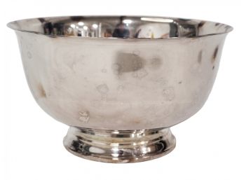 Vintage International Silver 8' Silver Plate Paul Revere Bowl