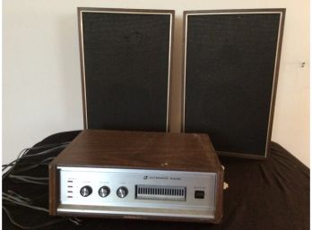 8 Track Player And Speakers