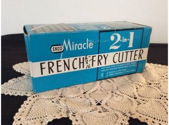 Vintage French Fry Cutter In Box