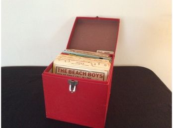 Box Of 45's With Also Different Covers Without Records