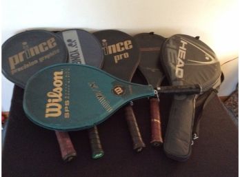 Lot Of Tennis Racquets