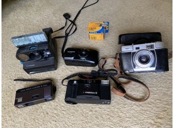Group Of Five Vintage Film Cameras