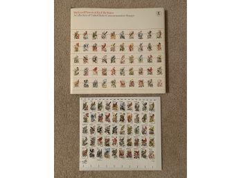 State Birds And Flowers Commemorative Stamp Book And Stamps