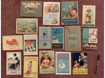 Early 20th Century Cooking Booklets, Mostly Product Specific