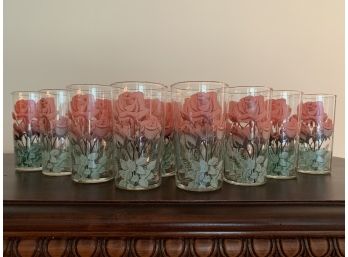 Set Of 12 Vintage Juice Glasses