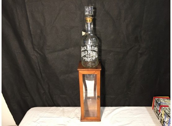 Jack Daniels 100th Anniversary Decanter Bottle In Wood Case