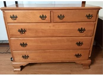 Hardwood Chest Of Five Drawers