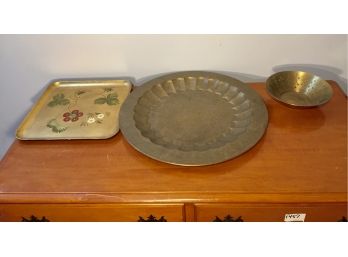 Two Trays And A Bowl