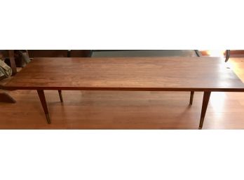 Mid Century Minimalist Hardwood Coffee Table