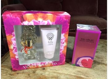 Two BRAND NEW Bottles Perfume MARC JACOBS 'Oh Lola' & Vince Camuto 'Bella'