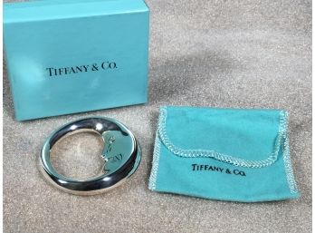 Fabulous TIFFANY & Co. STERLING SILVER 'Man In The Moon' Teething Ring / Rattle