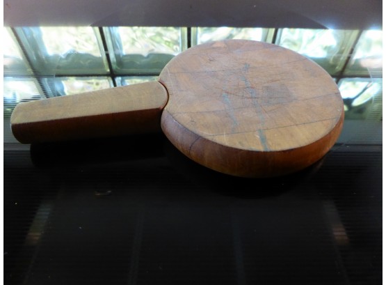 MCM Dansk Round Cheese Board With Built In Knife - Jens Quistgaard, Finland