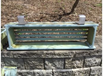 Four Hand Painted Window Box Planters
