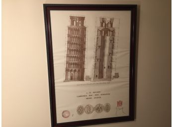 Leaning Tower Of Pisa Print