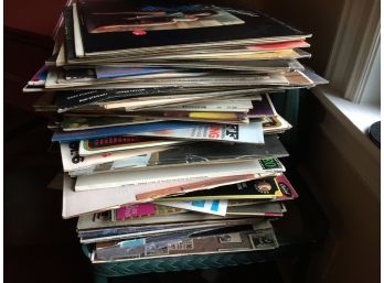 Pile Of Vintage LP Records