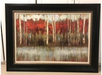 Vibrant Framed Tree Print