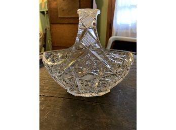 Lot Of Cut Glass Table Items