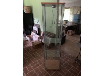 Lot Of 2 Glass Display Cabinet’s