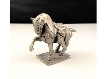 Vintage Metal Horse Figurine