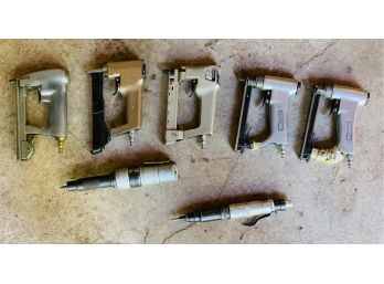 Lot Of 7 Assorted Metal Air Pressure Tools