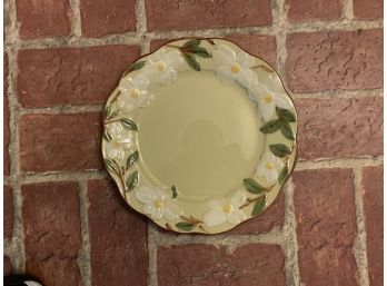 Hand Painted Floral China Plate