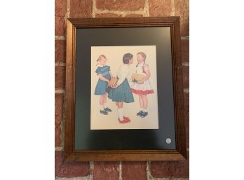 Norman Rockwell “three Girls” Print