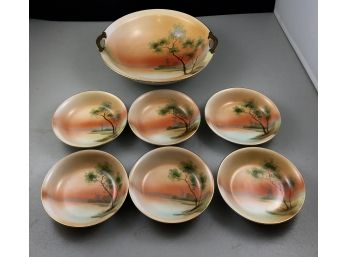 Set Of Vintage Porcelain Noritake Bowls