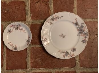 Lot Of China Haviland & Co Floral Dinner & Soup Plates