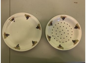 Porcelain Apilco Draining Plate