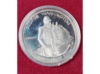 1982 George Washington Silver PROOF Commemorative Half Dollar With Box And COA